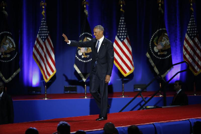 Ofreció Obama su último discurso como presidente de EU