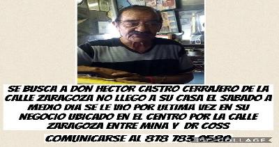 No ha sido localizado cerrajero de Piedras Negras, a doce días de su desaparición
