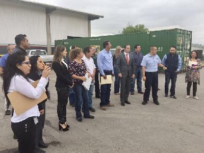 Visitan obra para ampliación de carriles en el puente dos de Piedras Negras
