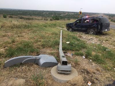 Vuelca miembro de la tribu kickapoo en el camino al Casino, resultó ileso