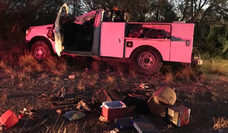 Sufre volcadura un hombre de Eagle Pass cuando iba a trabajar