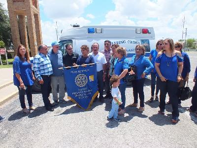 Dona Club Rotario de Utah una ambulancia a Piedras Negras