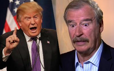 Le pagan a Vicente Fox por insultar a Trump