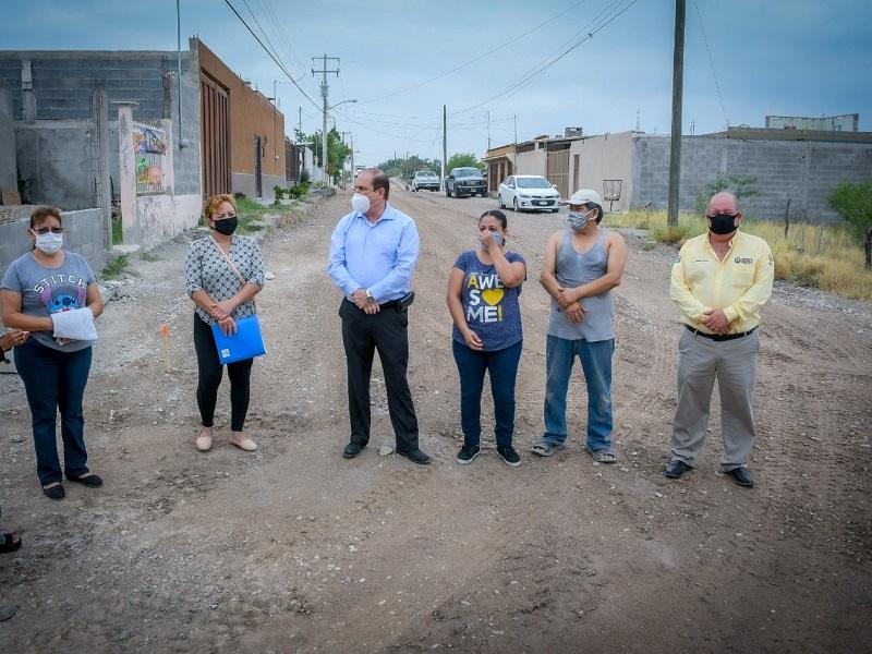 Supervisa Alcalde Cbg La Pavimentaci N De Calles En La Colonia El