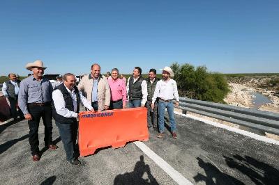Reabren circulación del puente Papalote II en Zaragoza al concluir rehabilitación