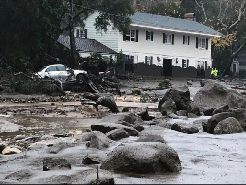 Evacuan a miles de residentes por lluvias en California 