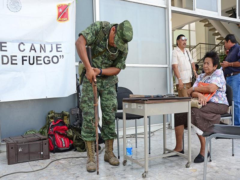 Instalarán módulo de canje de armas en el municipio de Allende