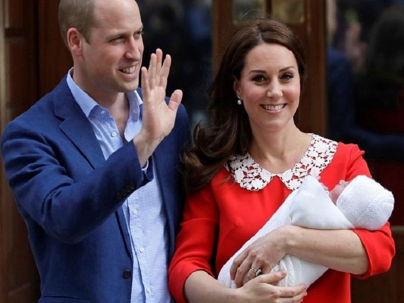 Kate Middleton y el príncipe Guillermo dan la bienvenida a su tercer hijo