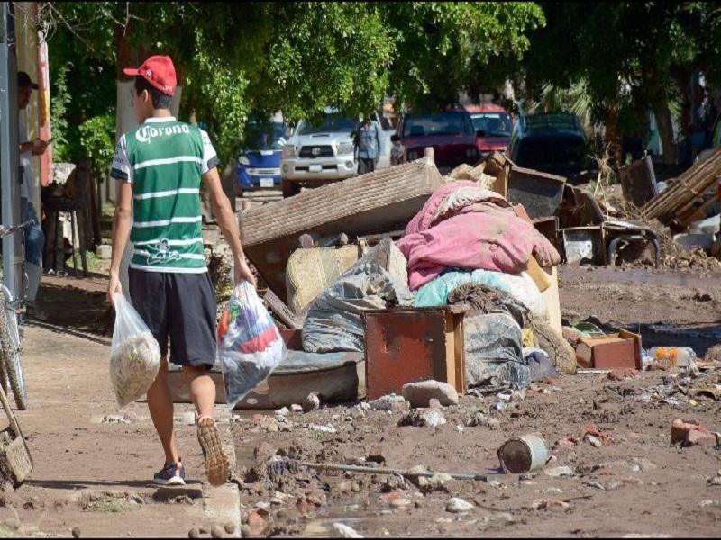 Evalúa Gobierno Federal daños por lluvias en Sinaloa