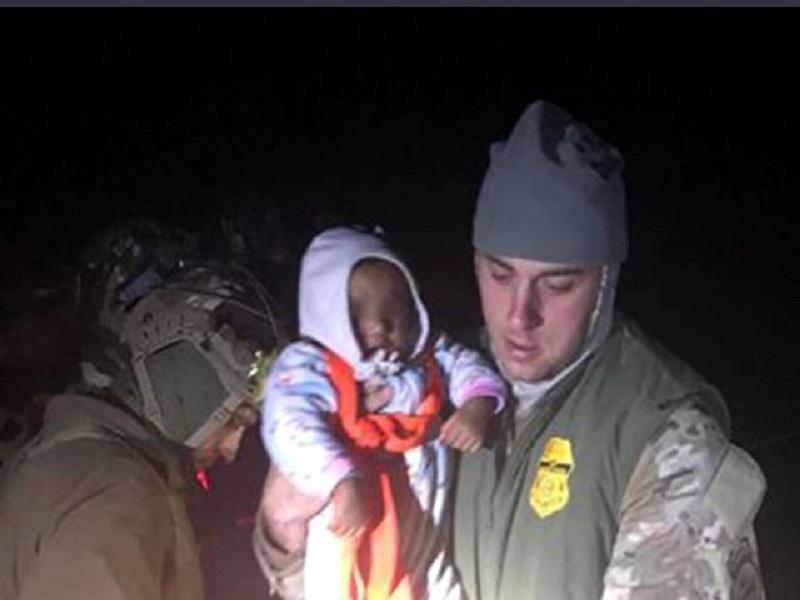 Siguen rescates de familias de migrantes en el río Bravo, ahora fueron 6