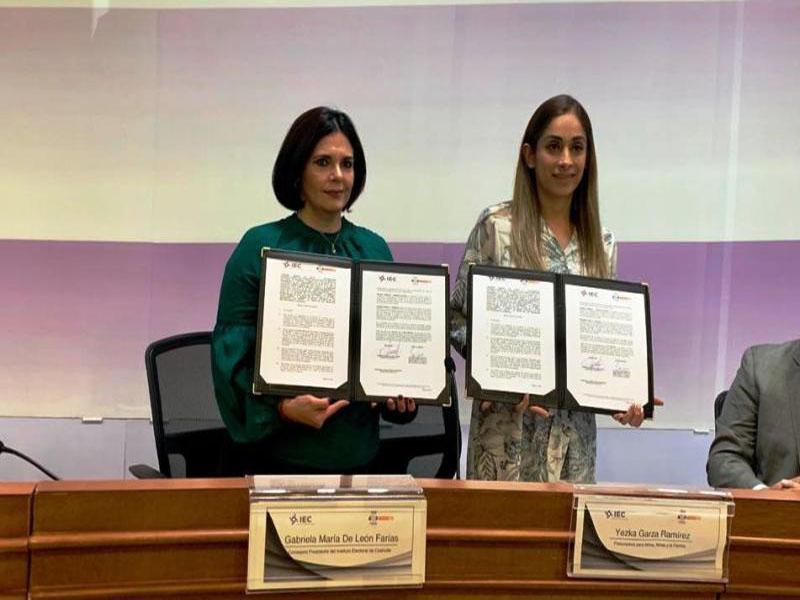 Firman IEC y Pronnif convenio para convocatoria de Niños Difusores 2019