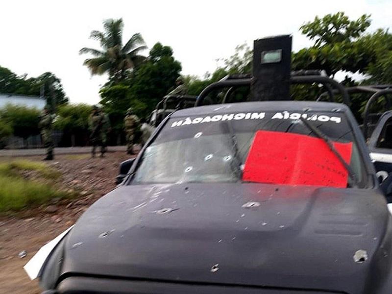 Murieron 13 policías estatales en ataque a convoy en Michoacán, confirma SSP