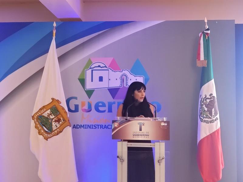 Alcaldesa de Guerrero presentó su primer informe de resultados. (video)