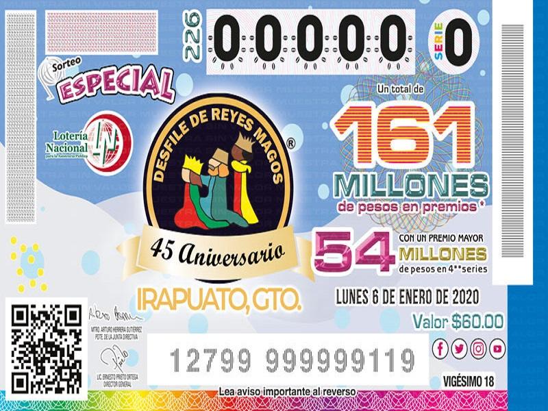 Será hasta el lunes 6 de enero el siguiente sorteo de la Lotería Nacional en México