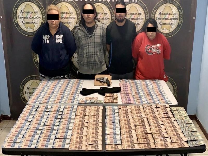Detienen a banda de ladrones que rob&oacute; 207 mil pesos en Acu&ntilde;a