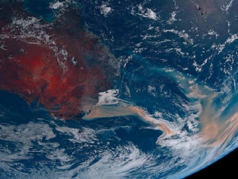 Terribles incendios que devastaron Australia son observados desde el espacio