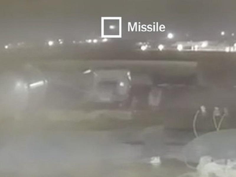 The New York Times da a conocer un nuevo video que muestra cómo los misiles iraníes impactan al avión ucraniano. (video)