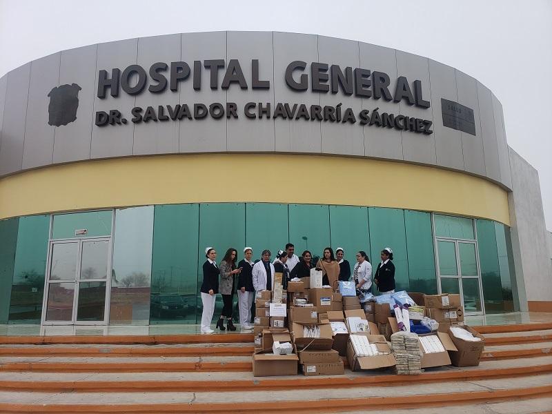 Paper House Across the Border y Sembrar para el Futuro donaron material de curaci&oacute;n al Hospital General. (video) 