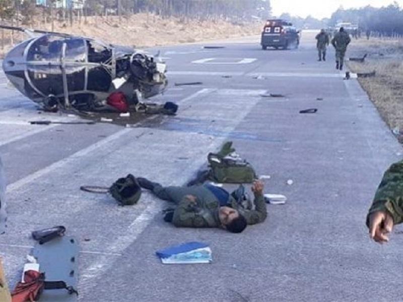 Cae helic&oacute;ptero de SEDENA en Chihuahua