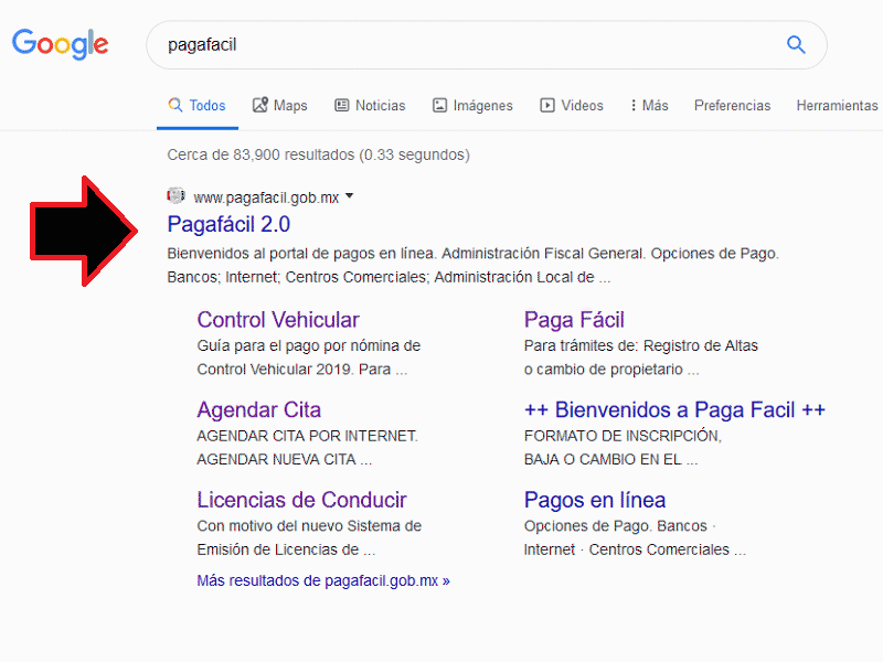 PagaFacil 2.0 es la p&aacute;gina correcta para el pago de impuestos 