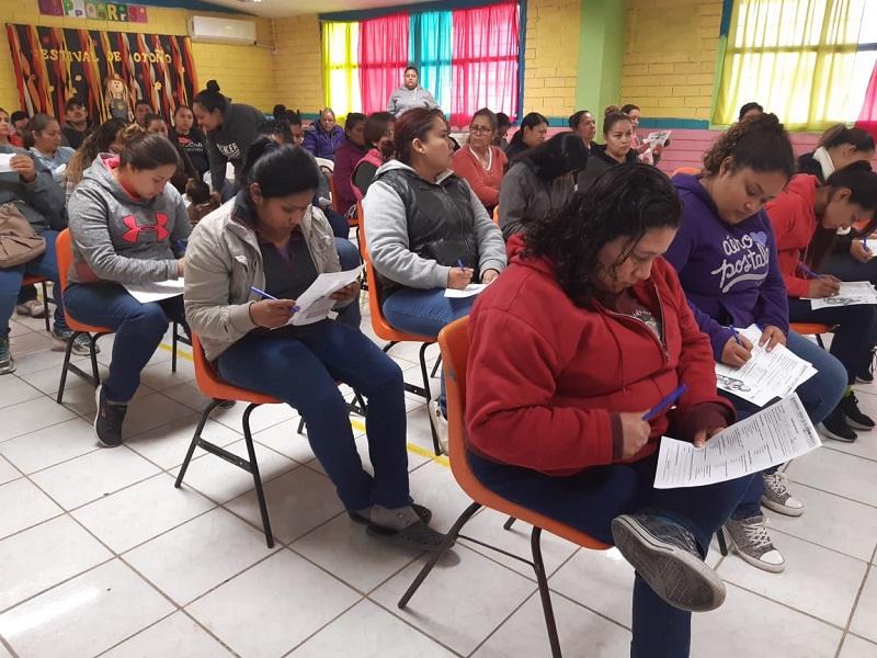 Imparte Instituto Coahuilense de las Mujeres pláticas sobre prevención de la violencia de género