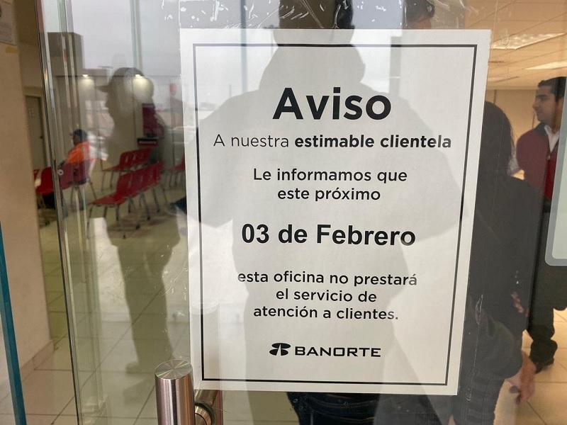 Cerrarán bancos el próximo lunes por feriado del 5 de febrero
