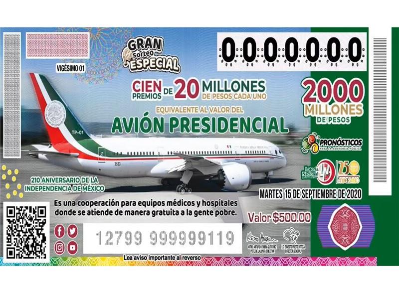Sí se rifará el avión presidencial pero el ganador se llevará dinero (VIDEO)