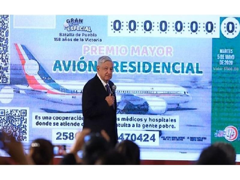Ya hay dinero para los premios de la rifa del avión presidencial: AMLO
