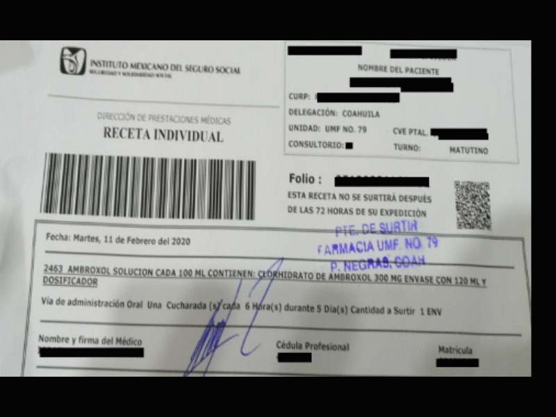 Se quejan derechohabientes por falta de medicamentos en el IMSS e ISSSTE en Piedras Negras 