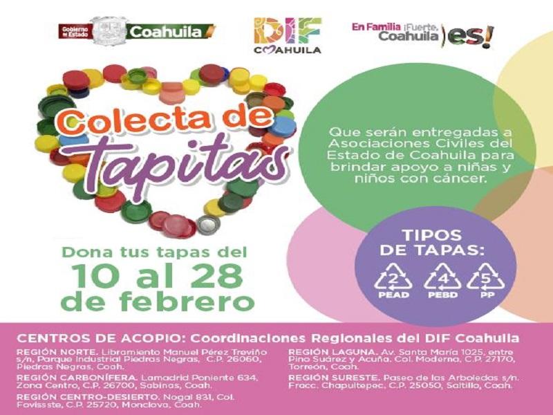 DIF Coahuila convoca a solidarizarse contra el cáncer infantil