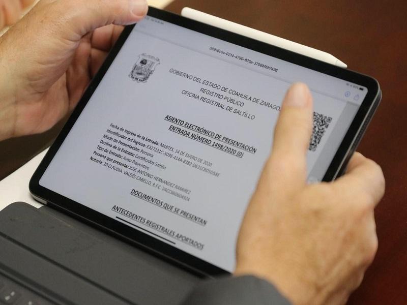 Evalúan proceso de modernización del Registro Público de Coahuila