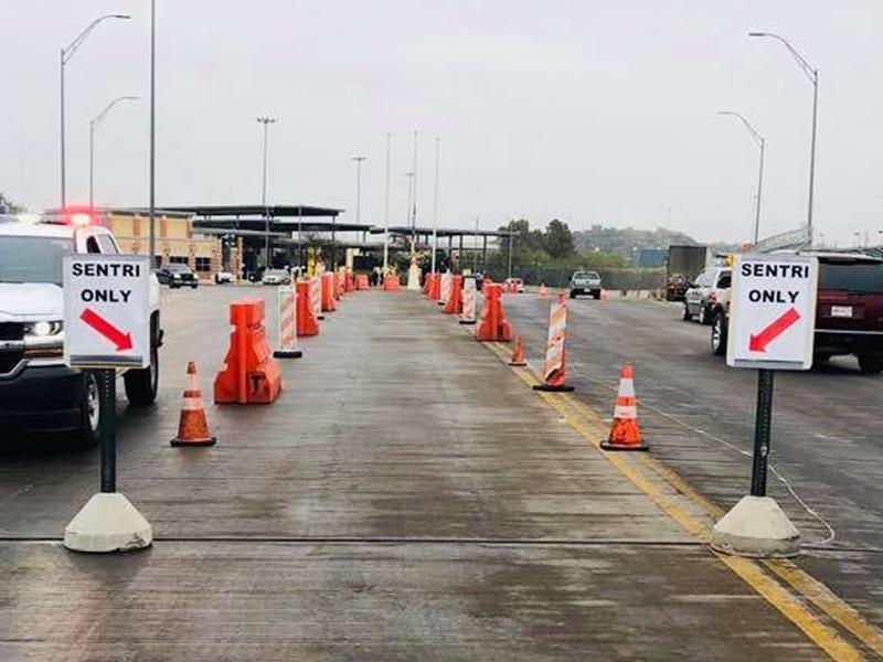 Casi mil 300 automovilistas usan el carril Sentri en Eagle Pass (VIDEO)