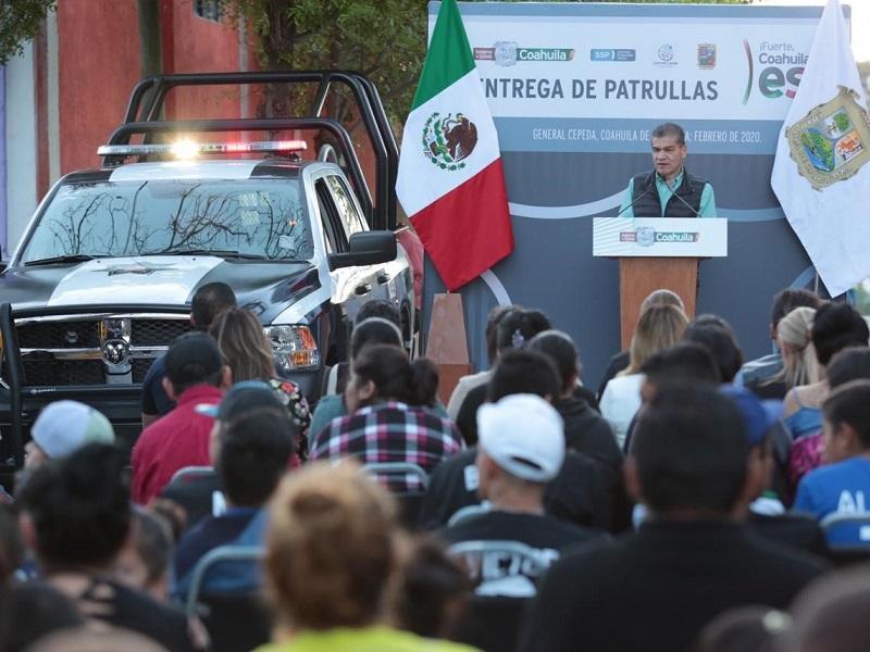 Ha entregado MARS 250 patrullas a corporaciones estatales y municipales