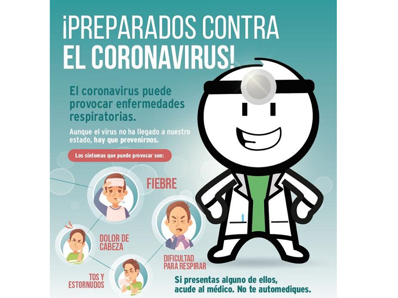 Exhorta Salud Coahuila a la población a mantener acciones preventivas contra el coronavirus