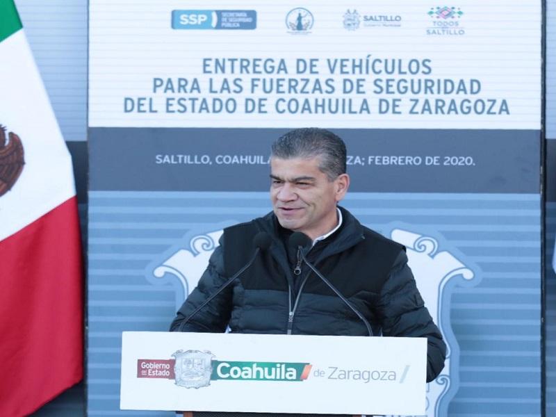 Entrega MARS vehículos a corporaciones de seguridad; Coahuila es referente en el tema