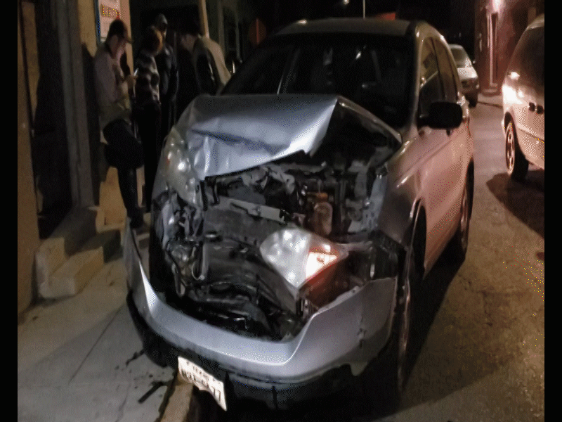 Menor provocó fuerte accidente automovilístico en el centro de Piedras Negras