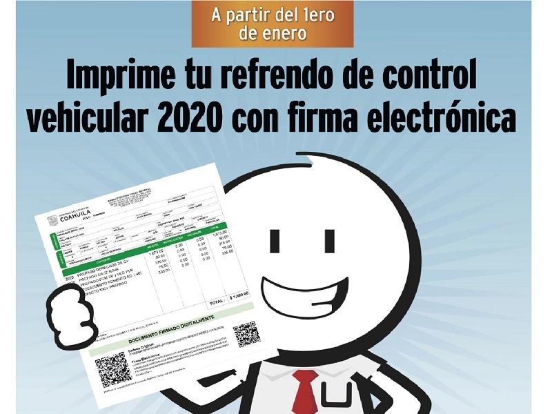 Piden imprimir el Refrendo 2020 con validez oficial desde el hogar 