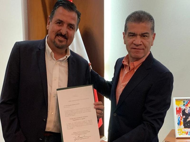 Nombra MARS a José Antonio Gutiérrez como nuevo titular de la Unidad de Atención Regional de La Laguna