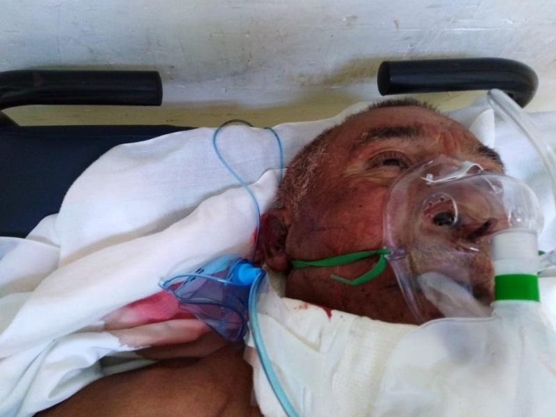 Buscan a familiares de hombre que cay&oacute; de un edificio en Piedras Negras, est&aacute; internado en el Hospital General 