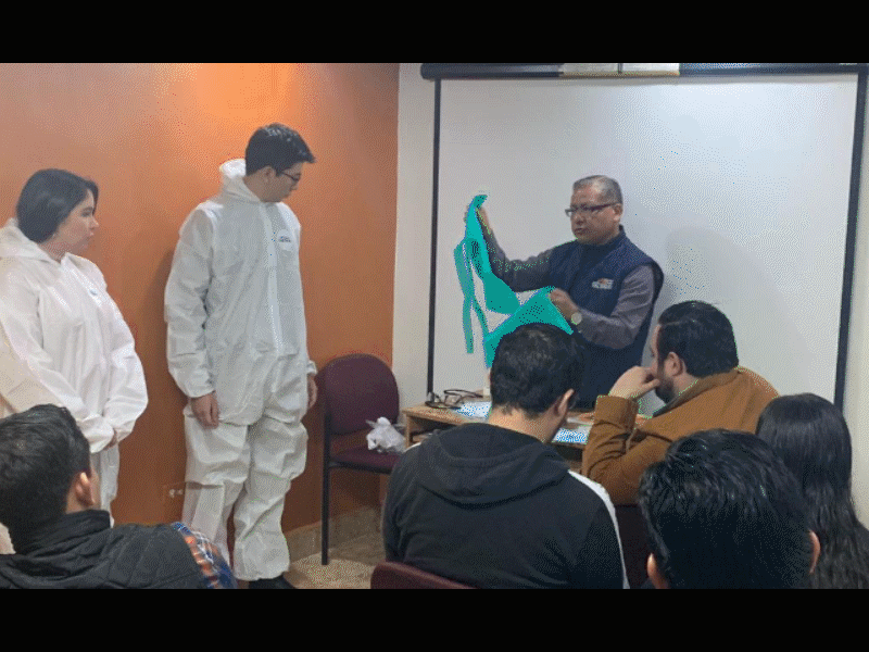 Siguen las capacitaciones sobre coronavirus en diferentes instituciones 