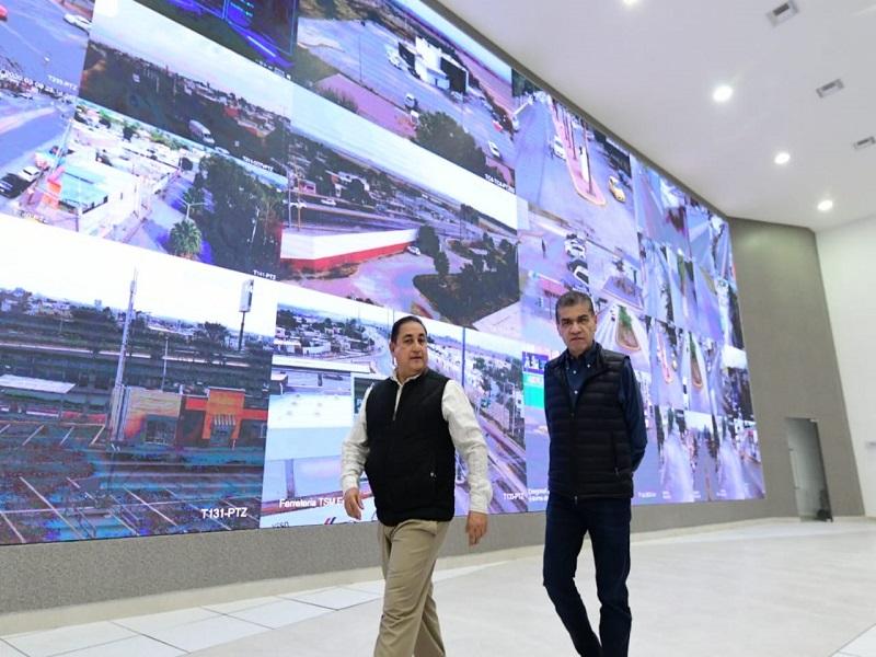 Constata MARS avance del nuevo sistema de video vigilancia en Torre&oacute;n