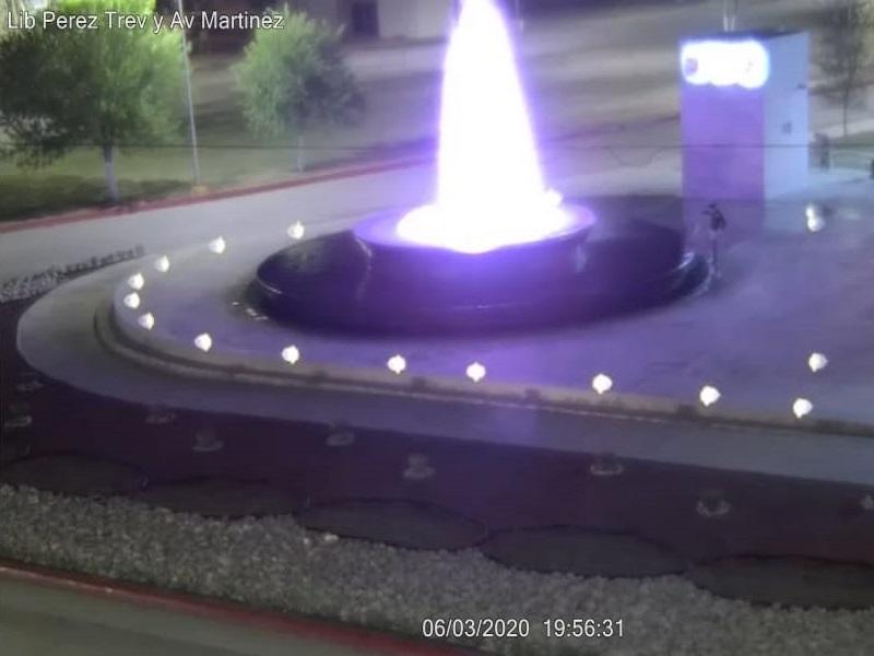 Identifican a responsables de vandalizar la Fuente Cascada de Piedras Negras, ser&aacute;n denunciados (video)