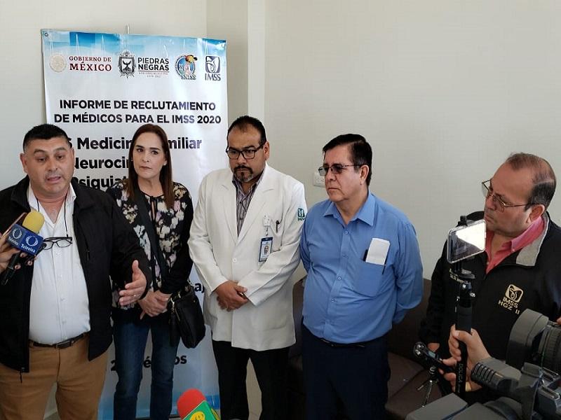 Médicos reclutados en la CDMX comenzarán a llegar a Piedras Negras  la próxima semana