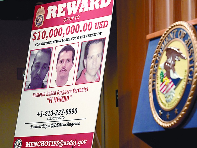 EU da golpe al CJNG, detuvo a 750 e incaut&oacute; m&aacute;s de 20 toneladas de droga y 22 MDD