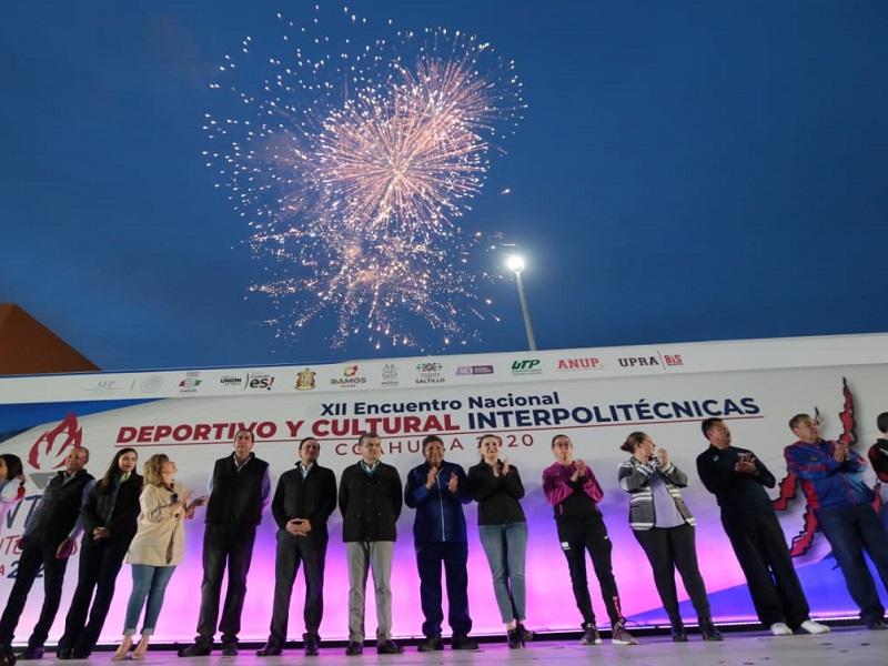 Inaugura MARS encuentro nacional cultural y deportivo de las Universidades Politécnicas