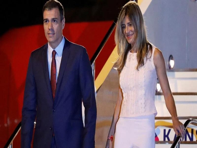 Con COVID-19 la esposa de presidente del gobierno espa&ntilde;ol 