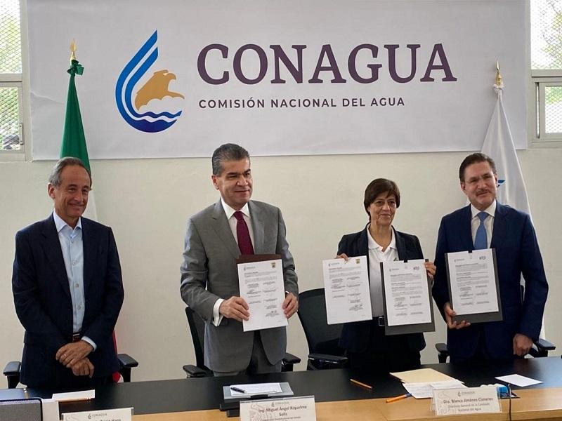 Firman MARS y CONAGUA convenio de colaboraci&oacute;n