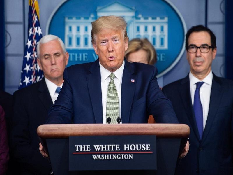 Trump anuncia cierre temporal de la frontera con Canad&aacute; para combatir coronavirus