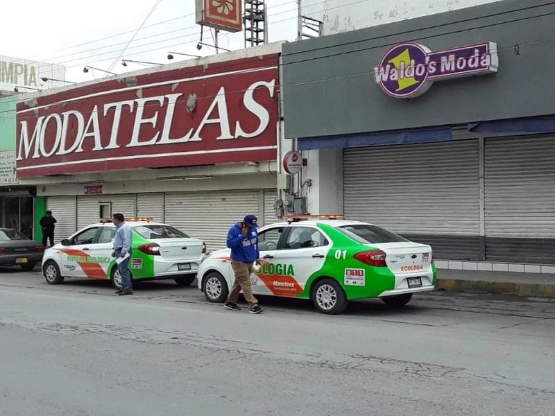 Cierran comercios en Monclova para evitar contagios de coronavirus