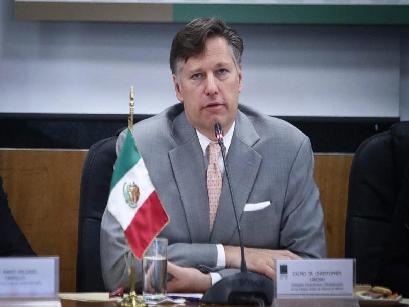 Embajador de EU en M&eacute;xico pide a connacionales regresar a su pa&iacute;s ante coronavirus